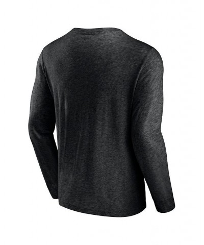 Men's Branded Heather Black Chicago Bears High Whip Pitcher Long Sleeve T-shirt $25.49 T-Shirts