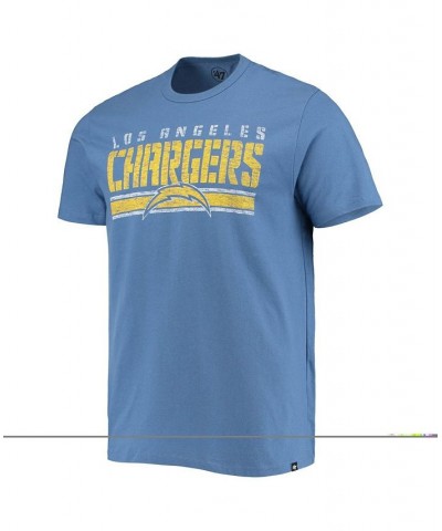 Men's Royal Los Angeles Chargers Team Stripe T-shirt $14.80 T-Shirts