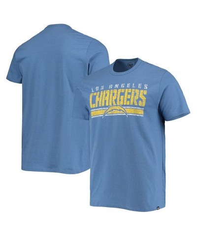 Men's Royal Los Angeles Chargers Team Stripe T-shirt $14.80 T-Shirts