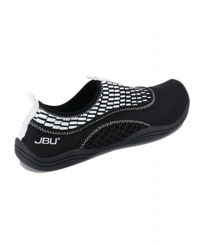 Women's Fin Water Ready Flats Black, White Print $23.52 Shoes