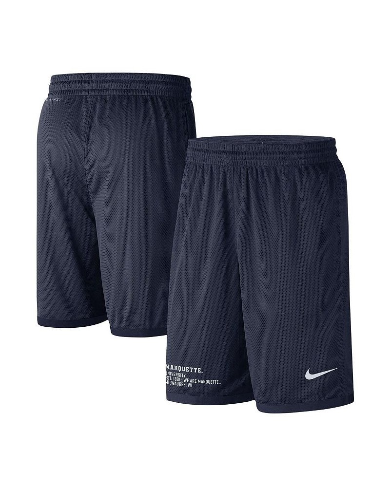 Men's Navy Marquette Golden Eagles Performance Mesh Shorts $23.20 Shorts