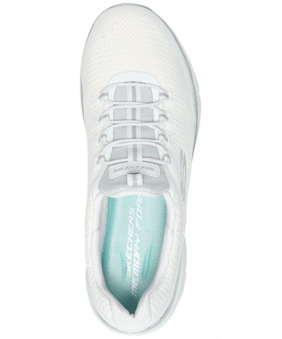 Women's Summits - Cool Classic Wide Width Athletic Walking Sneakers White $33.00 Shoes