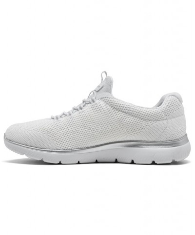 Women's Summits - Cool Classic Wide Width Athletic Walking Sneakers White $33.00 Shoes