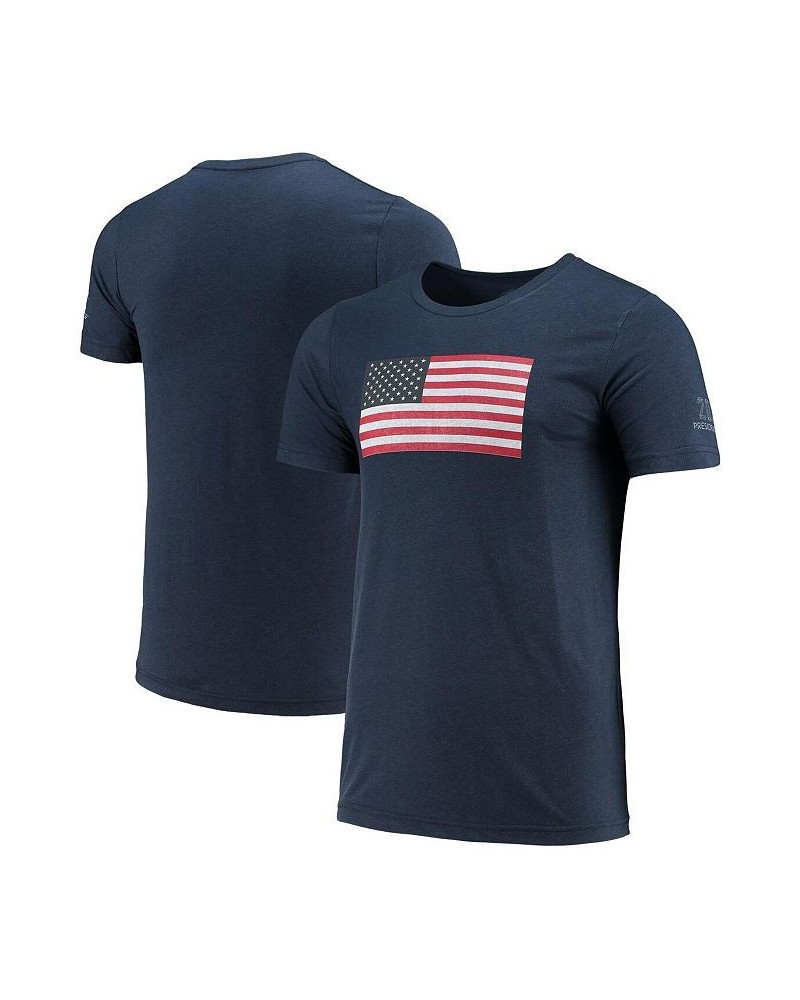 Men's Blue 2022 Presidents Cup United States Team Tri-Blend T-shirt $20.39 T-Shirts