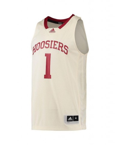 Men's 1 Cream Indiana Hoosiers Swingman Basketball Jersey $45.00 Jersey