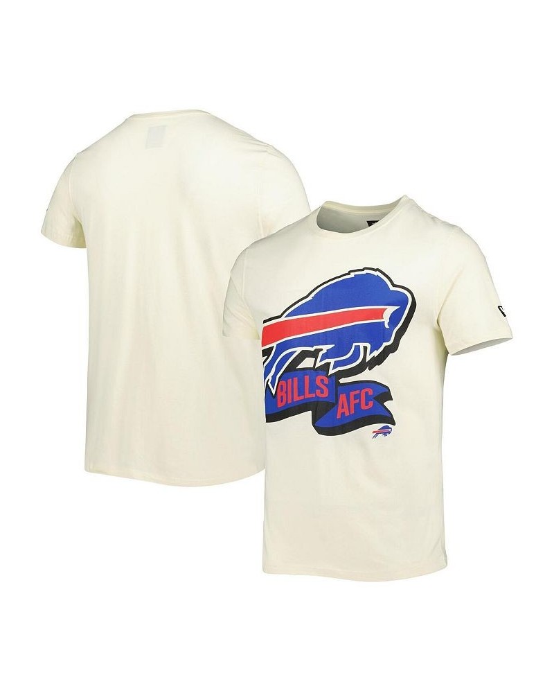 Men's Cream Buffalo Bills Sideline Chrome T-shirt $20.00 T-Shirts