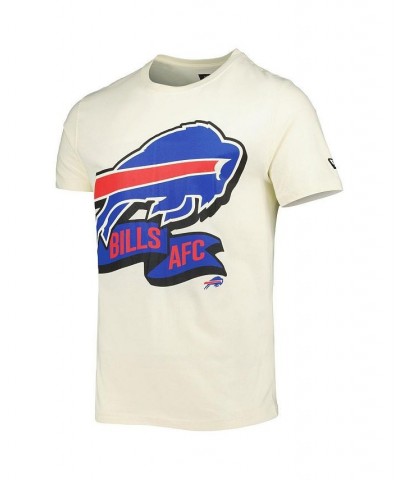 Men's Cream Buffalo Bills Sideline Chrome T-shirt $20.00 T-Shirts