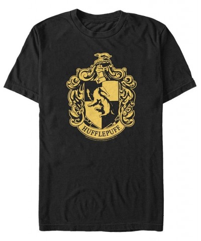 Harry Potter Men's Hogwarts House Hufflepuff Crest Short Sleeve T-Shirt $19.59 T-Shirts