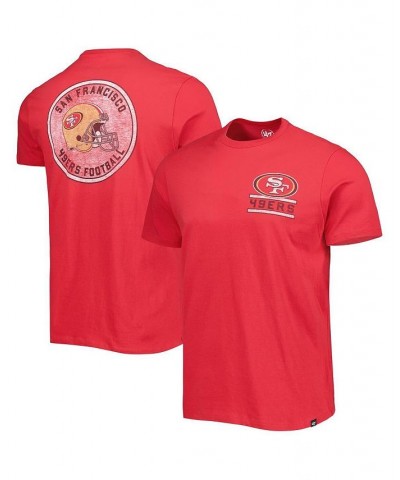 Men's Scarlet San Francisco 49ers Open Field Franklin T-shirt $29.49 T-Shirts