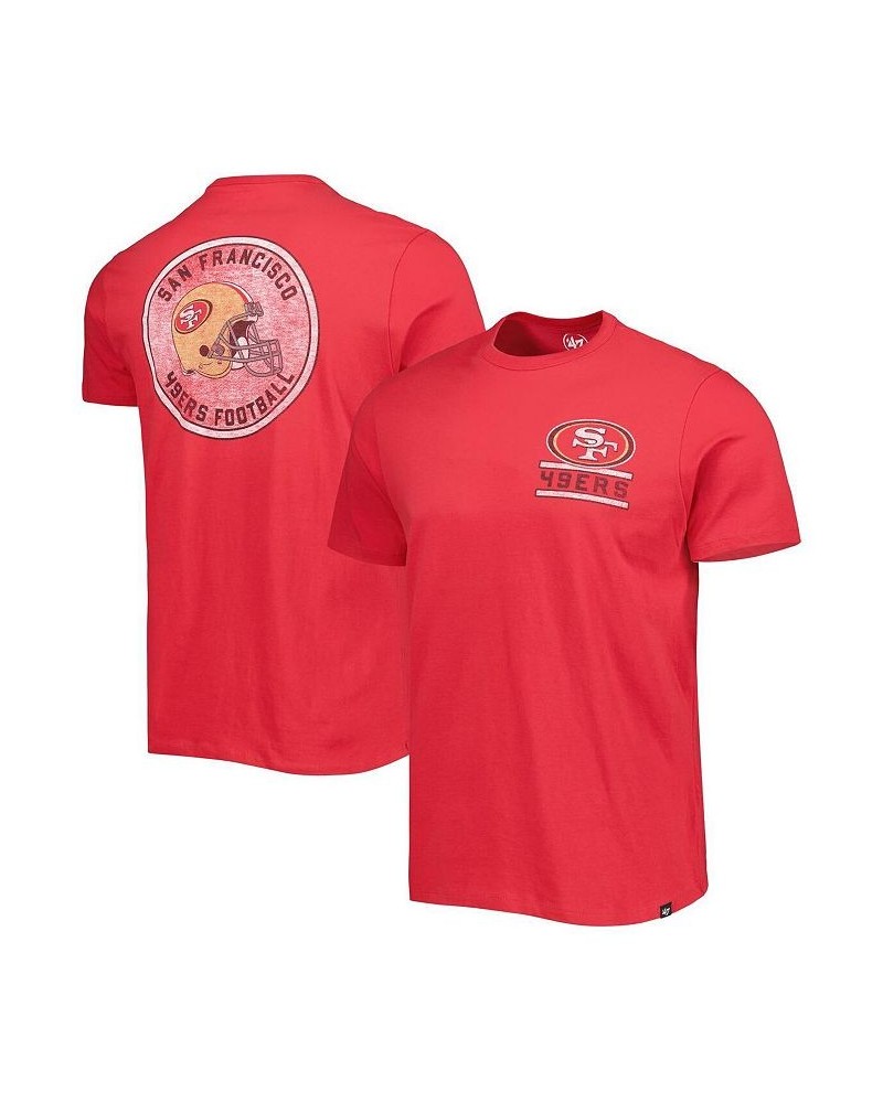 Men's Scarlet San Francisco 49ers Open Field Franklin T-shirt $29.49 T-Shirts