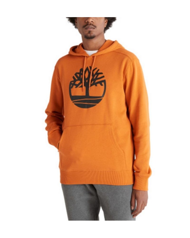 Men's Core Regular-Fit Logo Hoodie Orange $32.90 Sweatshirt