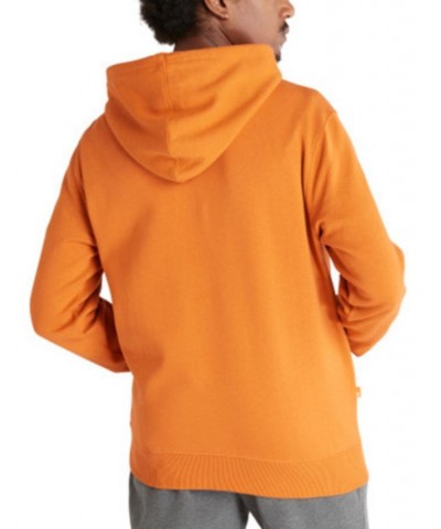 Men's Core Regular-Fit Logo Hoodie Orange $32.90 Sweatshirt