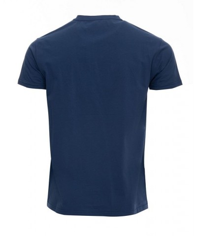 Men's Basic Henley Neck Short Sleeve T-shirt PD21 $17.39 T-Shirts