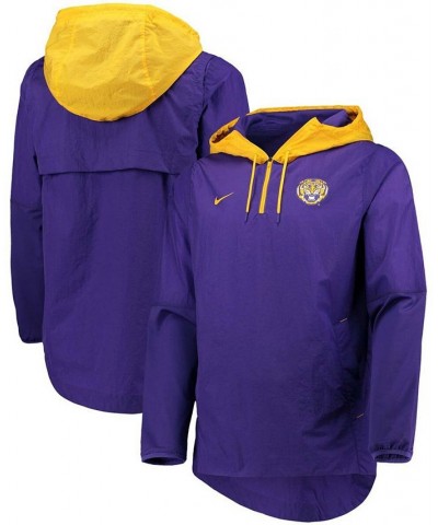 Men's Purple, Gold LSU Tigers Player Quarter-Zip Jacket $37.40 Jackets