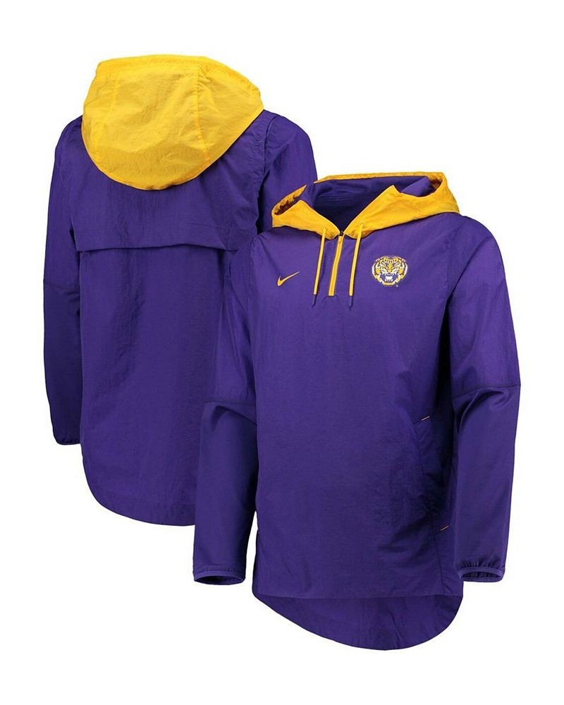 Men's Purple, Gold LSU Tigers Player Quarter-Zip Jacket $37.40 Jackets