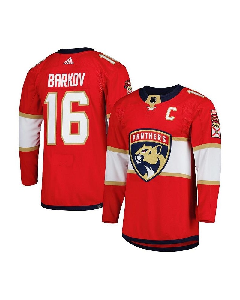 Men's Captain Patch Aleksander Barkov Red Florida Panthers Home Primegreen Authentic Pro Player Jersey $76.80 Jersey