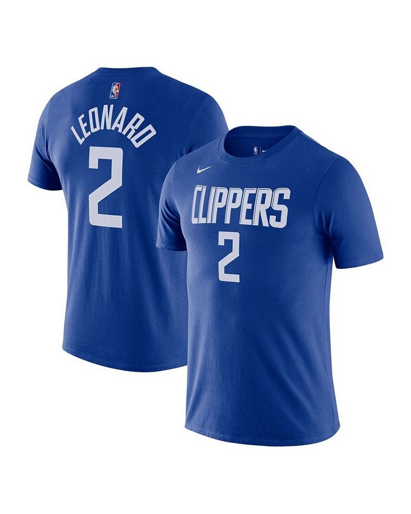 Men's Kawhi Leonard Royal LA Clippers Diamond Icon Name Number T-shirt $22.00 T-Shirts