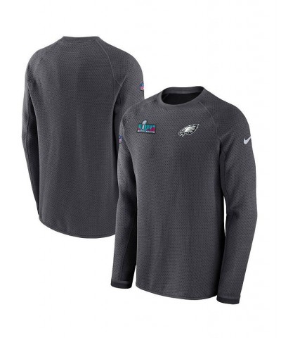 Men's Anthracite Philadelphia Eagles Super Bowl LVII Opening Night Performance Pullover Sweatshirt $43.20 Sweatshirt