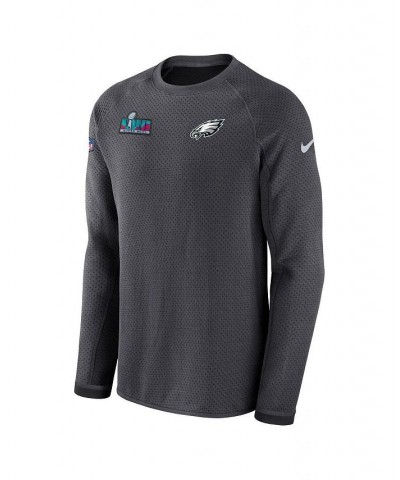 Men's Anthracite Philadelphia Eagles Super Bowl LVII Opening Night Performance Pullover Sweatshirt $43.20 Sweatshirt