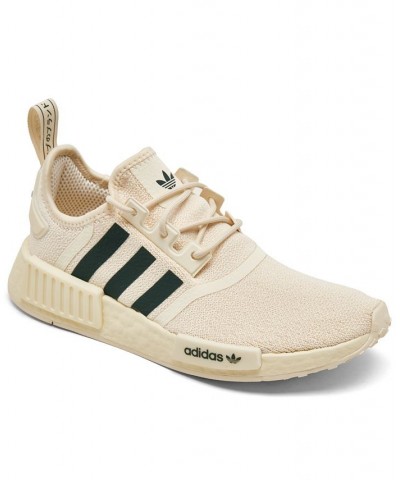 Women's NMD R1 Casual Sneakers Tan/Beige $58.80 Shoes