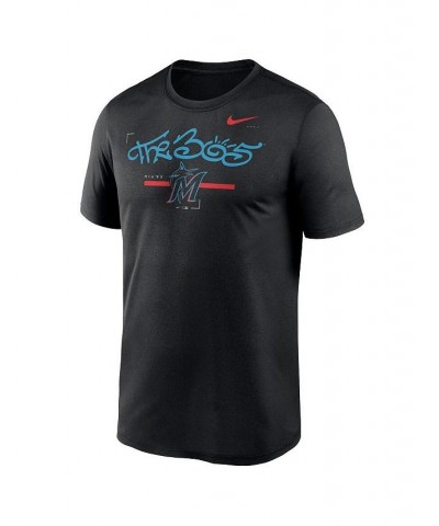 Men's Black Miami Marlins Local Legend T-shirt $20.50 T-Shirts