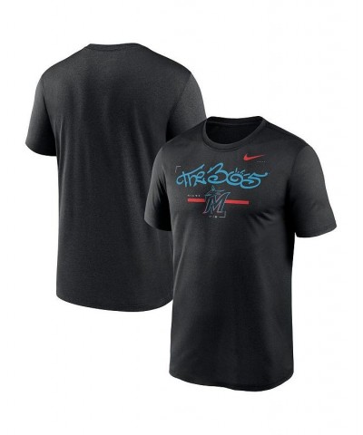 Men's Black Miami Marlins Local Legend T-shirt $20.50 T-Shirts