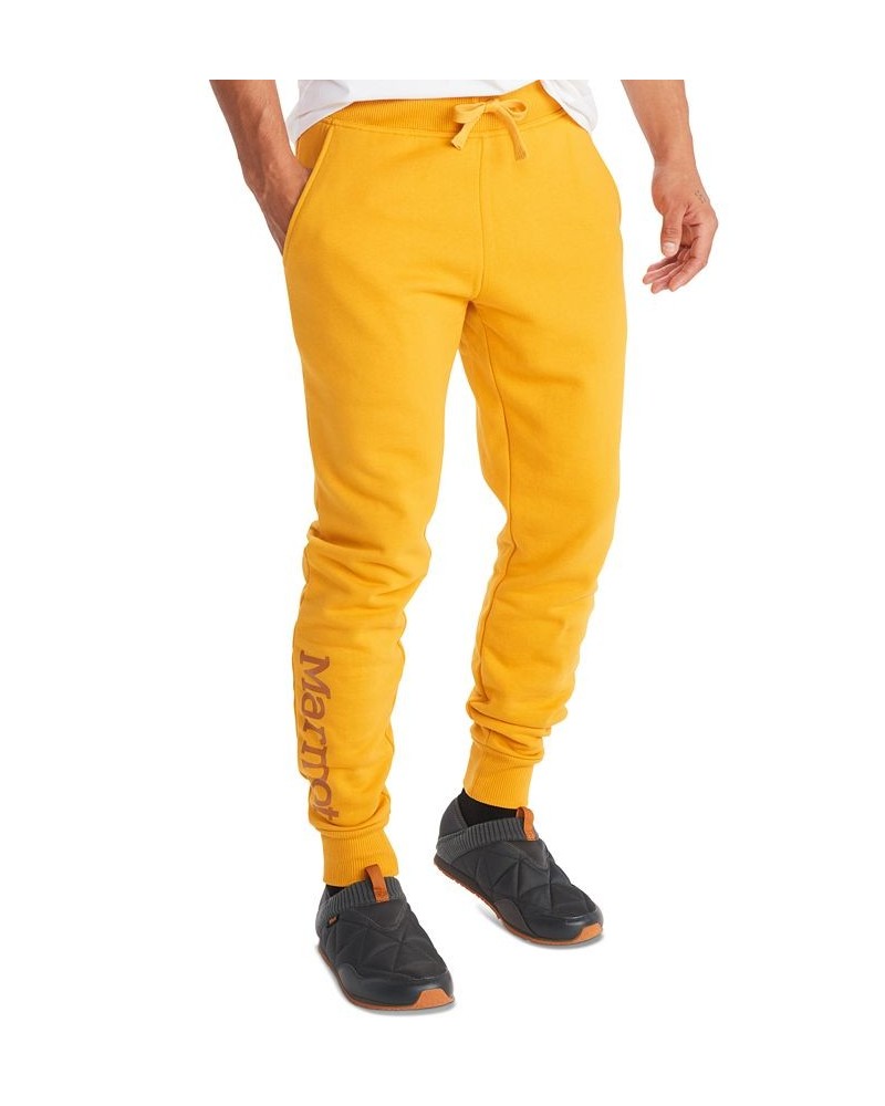 Men's Coastal Logo Jogger Pants Gold $26.99 Pants