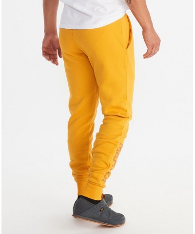 Men's Coastal Logo Jogger Pants Gold $26.99 Pants