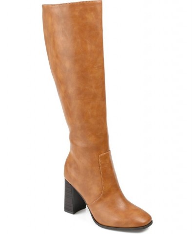 Women's Karima Boots Brown $65.80 Shoes