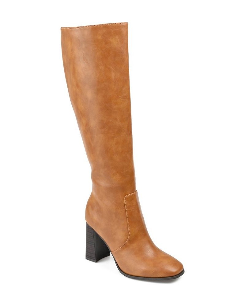 Women's Karima Boots Brown $65.80 Shoes