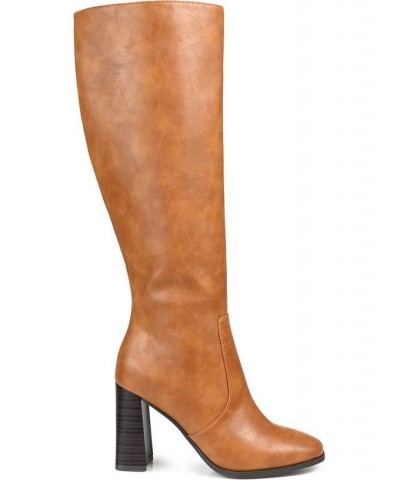 Women's Karima Boots Brown $65.80 Shoes