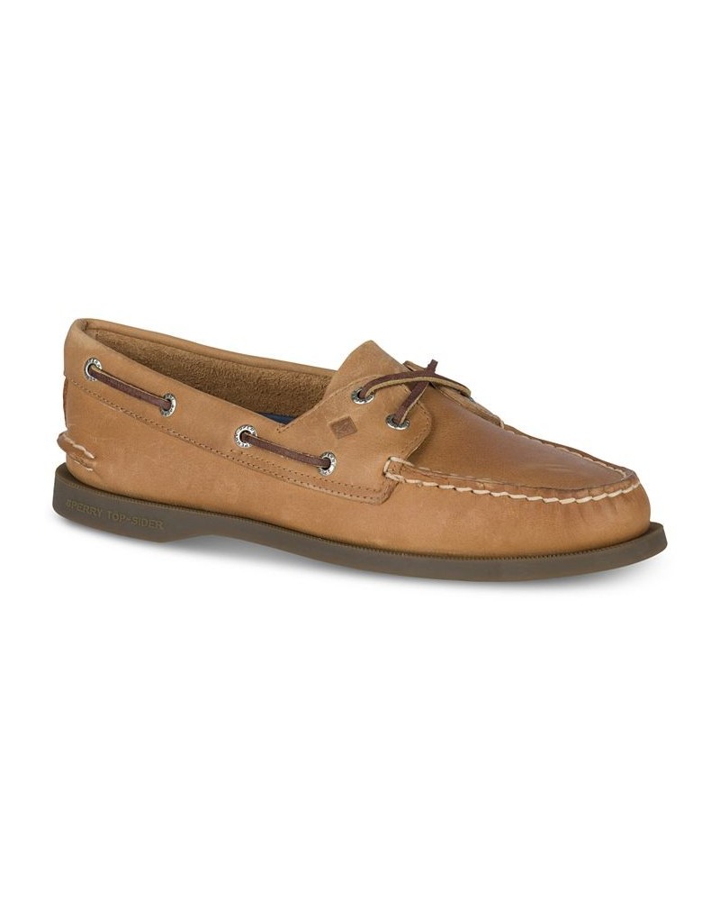 Women's Authentic Original Boat Shoe Brown $46.80 Shoes