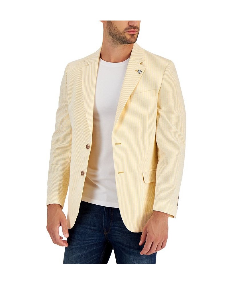 Men's Modern-Fit Stripe Seersucker Sport Coat PD05 $36.55 Blazers