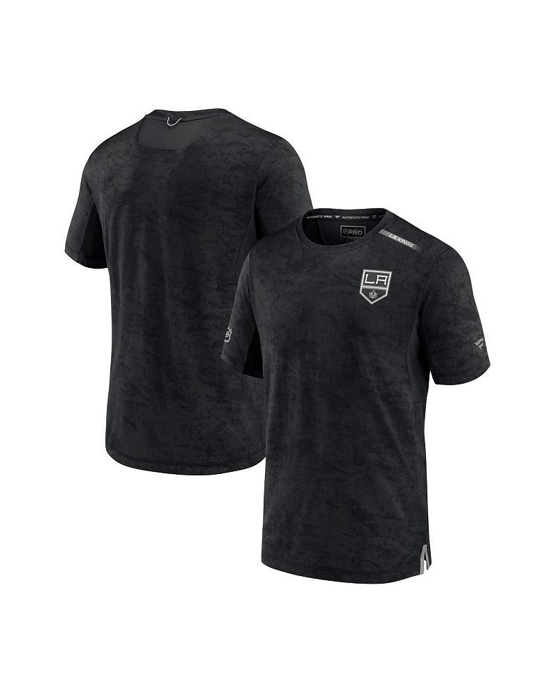 Men's Branded Black Los Angeles Kings Authentic Pro Rink Premium Camo T-Shirt $30.24 T-Shirts