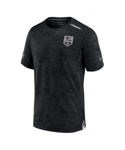 Men's Branded Black Los Angeles Kings Authentic Pro Rink Premium Camo T-Shirt $30.24 T-Shirts