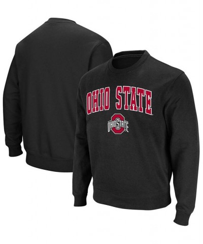 Men's Black Ohio State Buckeyes Team Arch Logo Tackle Twill Pullover Sweatshirt $25.84 Sweatshirt