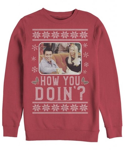 Men's Friends How You Doin Sweatshirt Red $28.57 Sweatshirt