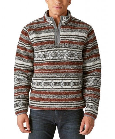 Men's Southwestern Utility Mock Neck Sweater Multi $39.19 Sweaters