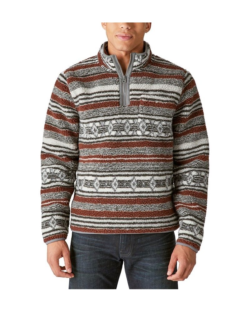 Men's Southwestern Utility Mock Neck Sweater Multi $39.19 Sweaters