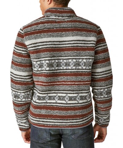 Men's Southwestern Utility Mock Neck Sweater Multi $39.19 Sweaters