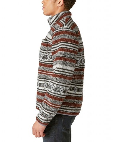 Men's Southwestern Utility Mock Neck Sweater Multi $39.19 Sweaters