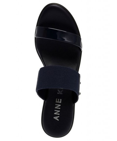 Women's Parker Platform Sandal Blue $38.40 Shoes