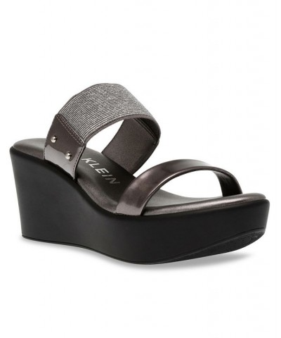 Women's Parker Platform Sandal Blue $38.40 Shoes