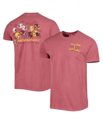 Men's Maroon Minnesota Golden Gophers Vault Helmet History Comfort T-shirt $25.64 T-Shirts