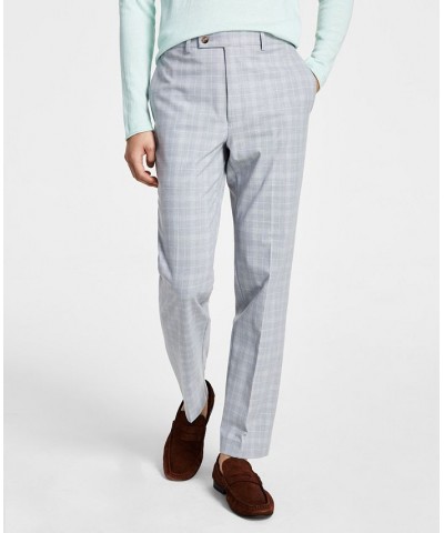 Men's Classic-Fit UltraFlex Stretch Micro-Check Dress Pants PD03 $24.75 Pants