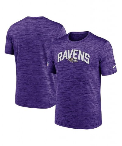 Men's Purple Baltimore Ravens Velocity Athletic Stack Performance T-shirt $26.99 T-Shirts