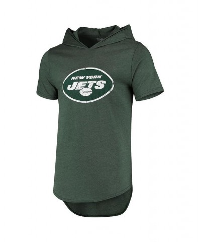 Men's Threads Green New York Jets Primary Logo Tri-Blend Hoodie T-shirt $35.39 T-Shirts