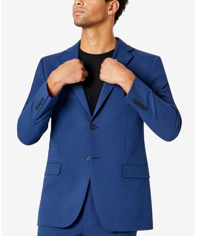 Men's Modern-Fit Stretch Suit Blue $50.60 Suits