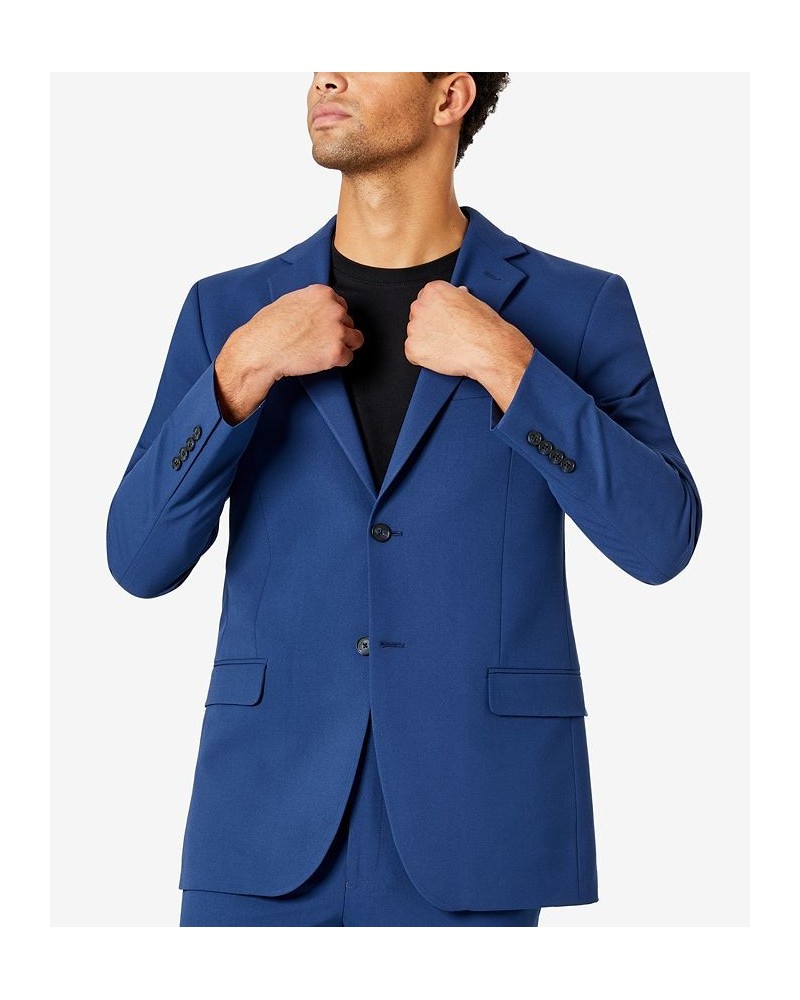 Men's Modern-Fit Stretch Suit Blue $50.60 Suits