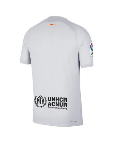 Men's Gray Barcelona 2022/23 Third Vapor Match Authentic Blank Jersey $84.60 Jersey